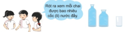 Giải Toán lớp 2 Tập 1 trang 75 Đựng nhiều nước, đựng ít nước | Giải bài tập Toán lớp 2 Chân trời sáng tạo.