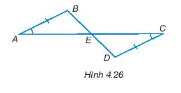 Sách bài tập Toán 7 Bài 14: Trường hợp bằng nhau thứ hai và thứ ba của tam giác - Kết nối tri thức (ảnh 1)