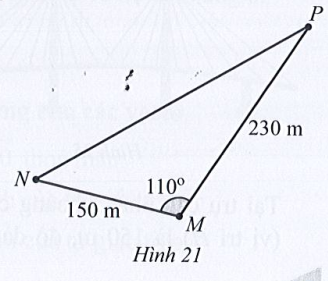 Sách bài tập Toán 10 Bài 2: Giải tam giác. Tính diện tích tam giác - Cánh diều (ảnh 1)