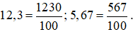 a) Thực hiện các phép tính sau: 12,3 + 5,67 = ?; 12,3 − 5,67 = ?