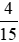 Đưa hai phân số (-4)/(-15) và (-2)/(-90) về dạng hai phân số có mẫu dương