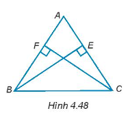 Sách bài tập Toán 7 Bài 16: Tam giác cân. Đường trung trực của đoạn thẳng - Kết nối tri thức (ảnh 1)