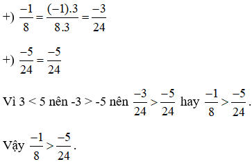 So sánh các phân số sau: a) 7/10 và 11/15