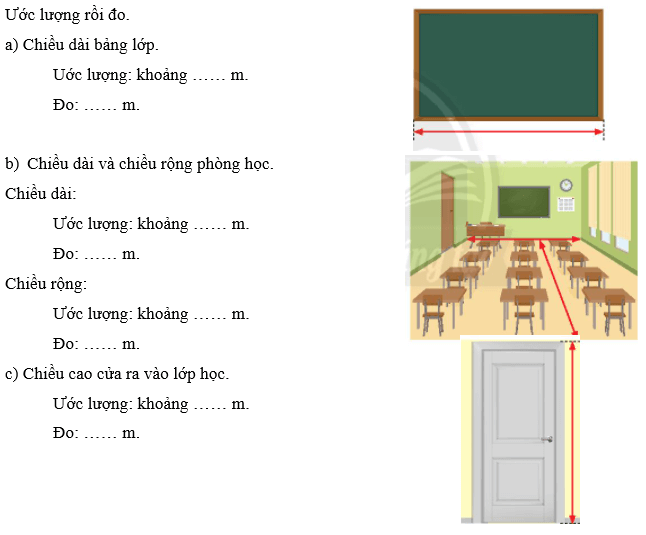 Giải Toán lớp 2 Tập 2 trang 59, 60, 61, 62 Mét | Giải bài tập Toán lớp 2 Chân trời sáng tạo.