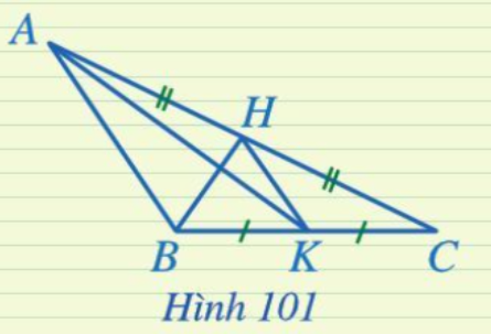 Giải Toán 7 Bài 10 (Cánh diều): Tính chất ba đường trung tuyến của tam giác (ảnh 1)