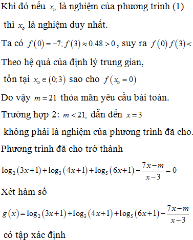 Số giá trị nguyên của tham số m thuộc đoạn [-2000;21] để phương trình  (ảnh 2)