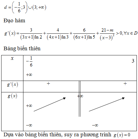 Số giá trị nguyên của tham số m thuộc đoạn [-2000;21] để phương trình  (ảnh 3)