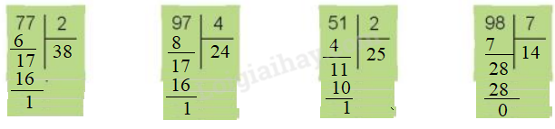 Toán lớp 3 trang 78 Luyện tập | Kết nối tri thức (ảnh 2)