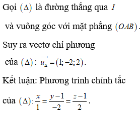 Trong không gian Oxyz, cho hai điểm  A(2;2;1);B(-8/3;4/3;8/3) (ảnh 3)