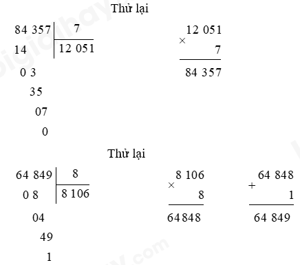 Toán lớp 3 trang 75 Luyện tập chung | Cánh diều (ảnh 4)