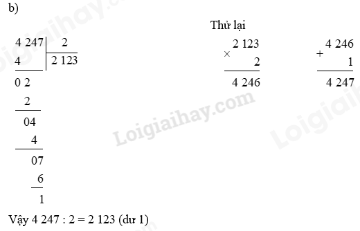 Toán lớp 3 trang 65, 66 Chia cho số có một chữ số trong phạm vi 100 000 | Cánh diều (ảnh 6)