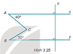 Sách bài tập Toán 7 Bài 10: Tiên đề Euclid. Tính chất của hai đường thẳng song song - Kết nối tri thức (ảnh 1)