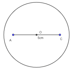 Vẽ hình bình hành ABCD khi biết hai đường chéo AC = 5 cm, BD = 7 cm