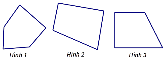  Hình nào dưới đây không phải là hình tứ giác? (ảnh 1)