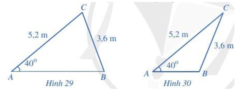 Tính độ dài cạnh AB trong mỗi trường hợp sau (ảnh 1)