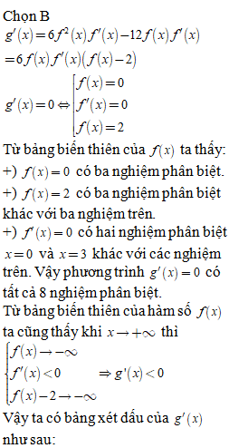 Cho hàm số f(x) có bảng biến thiên như hình sau: (ảnh 2)