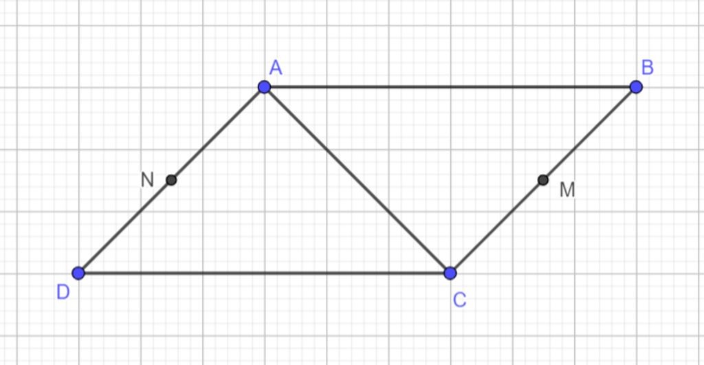 Cho hình vuông ABCD cạnh a. Tính | vecto AB-DA| (ảnh 1)