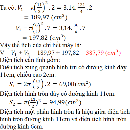 Giải bài 38 trang 129 SGK Toán 9 Tập 2 | Giải toán lớp 9