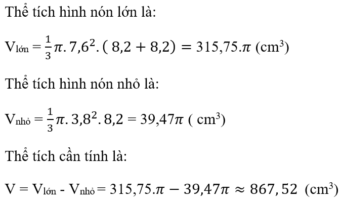 Giải bài 42 trang 130 SGK Toán 9 Tập 2 | Giải toán lớp 9