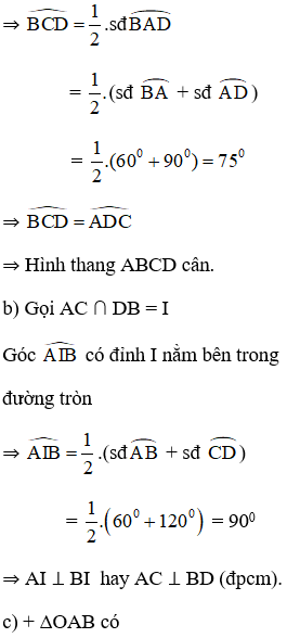 Giải bài 64 trang 92 SGK Toán 9 Tập 2 | Giải toán lớp 9