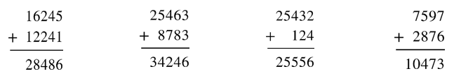 Phép tính nào dưới đây có kết quả là 34 246 A. 16 245 + 12 241 B. 25 463 + 8 783 C. 124 + 25 432 (ảnh 1)