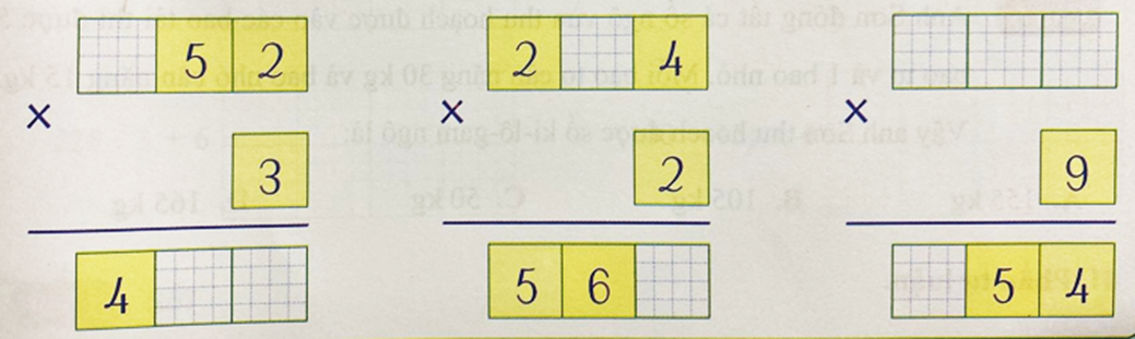 Số 52 x 3 4 2 4 x 2 56 x 9 54 (ảnh 1)