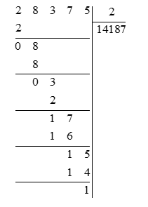 Đáp án đúng là: D 53 618 – 15 268 : 2  = 53 618 – 7 634  = 45 984 (ảnh 1)