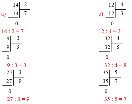 Tính (theo mẫu). Mẫu 15 : 3 = 5 (ảnh 2)