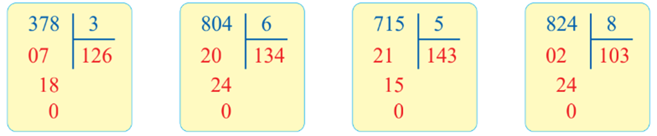 Đặt tính rồi tính theo cách rút gọn 378 : 3 804 : 6 715 : 5 824 : 8 (ảnh 1)