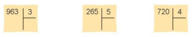 Tính: 963 : 3 265 : 5 720 : 4 (ảnh 1)