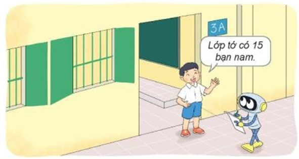 a) Hoàn thành bảng số liệu về số học sinh khối lớp 3 tại một trường (ảnh 2)