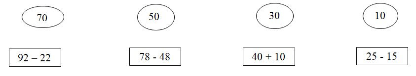 a) Nối số với phép tính thích hợp: (ảnh 1)