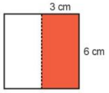 Số? Diện tích tấm bìa hình vuông gấp đôi diện tích tấm (ảnh 1)