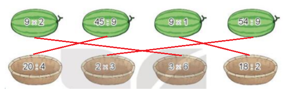 Hai phép tính nào dưới đây có cùng kết quả? (ảnh 2)