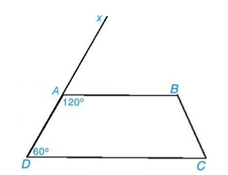 Tứ giác ABCD trong Hình 3.25 có phải là hình thang không? Vì sao? (ảnh 2)