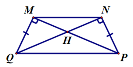 Cho hình thang cân MNPQ như hình vẽ sau: (ảnh 1)