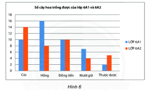 Quan sát biểu đồ trong Hình 6, em hãy cho biết nó được ghép bởi (ảnh 1)