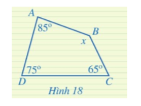Tìm x trong Hình 18. (ảnh 1)