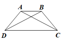 Cho hình thang cân ABCD có AB // CD. Chứng minh góc ADB = góc BCA . (ảnh 1)