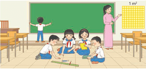 Toán lớp 4 Bài 21: Mét vuông (trang 50) | Giải Toán lớp 4