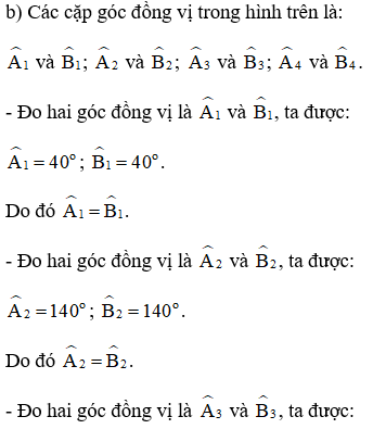 Em hãy: - Vẽ hai đường thẳng a và b song song với nhau. (ảnh 3)