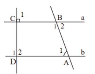 Cho Hình 17, biết a // b. Tính số đo của các góc B1 và D1 (ảnh 2)