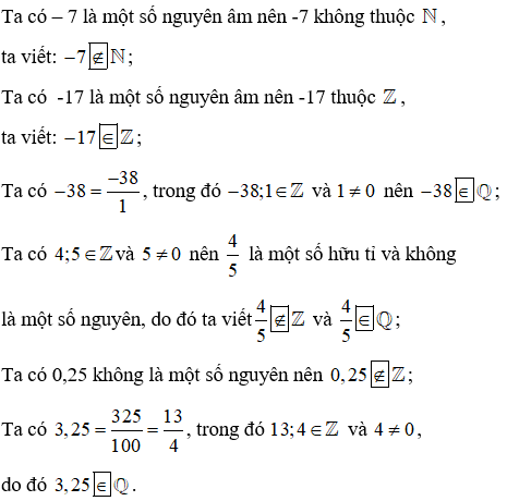 Thay dấu hỏi bằng kí hiệu thuộc, không thuộc thích hợp (ảnh 1)