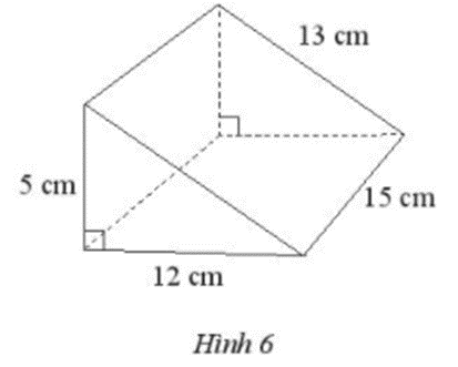 Hãy nêu các bước tạo lập hình lăng trụ đứng tam giác trong Hình 6. (ảnh 1)