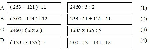 Bài tập cuối tuần Toán lớp 4 Kết nối tri thức Tuần 14 (ảnh 1)