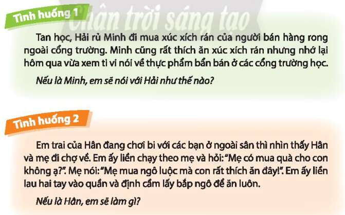 Hoạt động trải nghiệm lớp 3 Tuần 7 trang 22, 23 | Giải HĐTN lớp 3 Chân trời sáng tạo (ảnh 1)