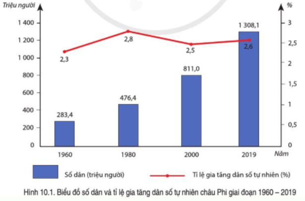 Địa lí 7 Bài 10: Đặc điểm dân cư, xã hội Châu Phi | Cánh diều (ảnh 2)