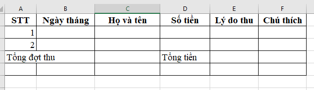 Sách bài tập Tin học 7 Bài 6: Thực hành lập sổ theo dõi thu chi cá nhân - Cánh diều (ảnh 1)