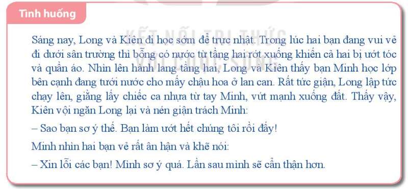 HĐTN lớp 7 Bài 2: Kiểm soát cảm xúc của bản thân | HĐTN lớp 7 Kết nối tri thức  (ảnh 4)