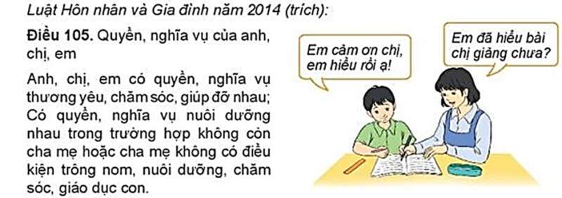 GDCD 7 Bài 10: Quyền và nghĩa vụ của công dân trong gia đình | Kết nối tri thức (ảnh 10)